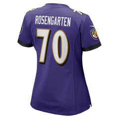 Nike Roger Rosengarten Baltimore Ravens Women's Game Jersey Purple