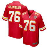 Nike Kingsley Suamataia Kansas City Chiefs Game Jersey Red