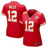 Nike Jared Wiley Kansas City Chiefs Women's Game Jersey Red