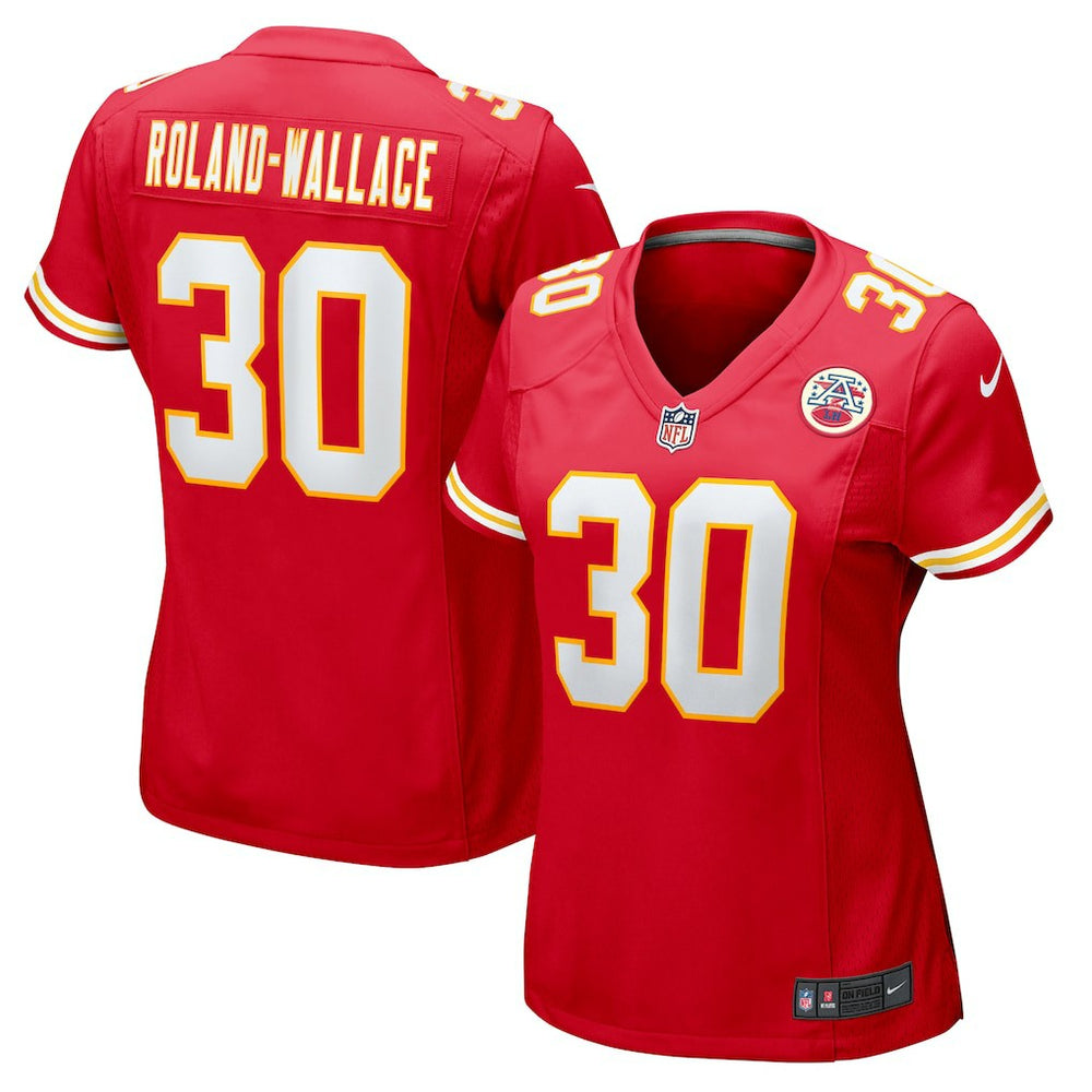 Nike Chris Roland-Wallace Kansas City Chiefs Women's Game Jersey Red