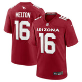 Nike Max Melton Arizona Cardinals Team Game Jersey Cardinal