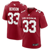 Nike Trey Benson Arizona Cardinals Team Game Jersey Cardinal