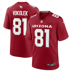 Nike Travis Vokolek Arizona Cardinals Team Game Jersey Cardinal