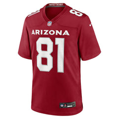 Nike Travis Vokolek Arizona Cardinals Team Game Jersey Cardinal