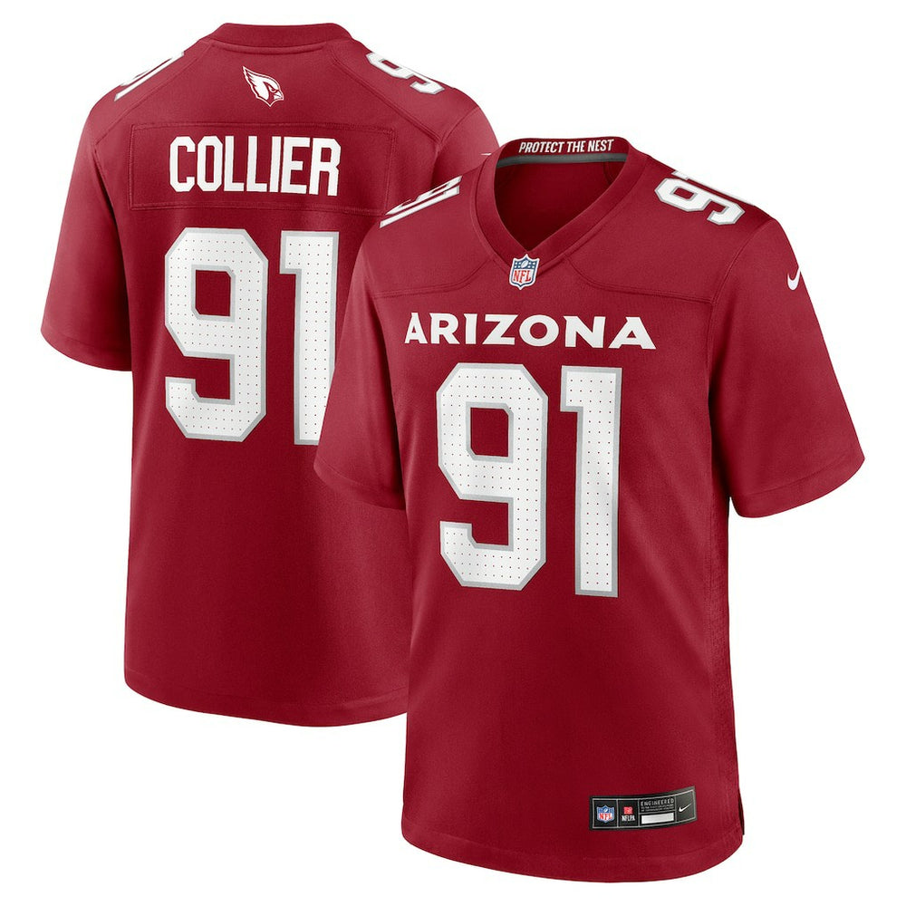 Nike L.J. Collier Arizona Cardinals Team Game Jersey Cardinal