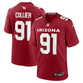 Nike L.J. Collier Arizona Cardinals Team Game Jersey Cardinal