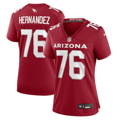 Nike Will Hernandez Arizona Cardinals Women's Game Jersey Cardinal