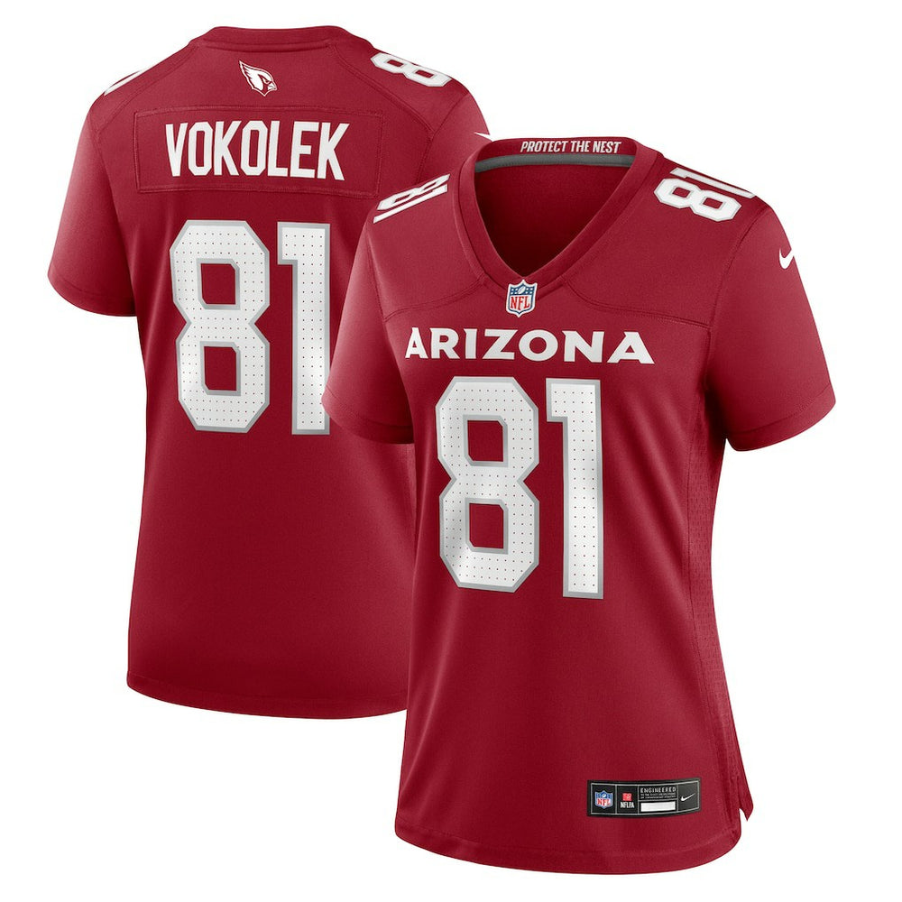 Nike Travis Vokolek Arizona Cardinals Women's Game Jersey Cardinal