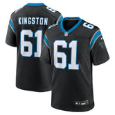 Nike Jarrett Kingston Carolina Panthers Game Jersey Black