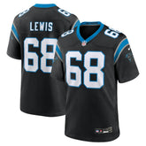 Nike Damien Lewis Carolina Panthers Game Jersey Black