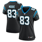 Nike David Moore Carolina Panthers Women's Game Jersey Black