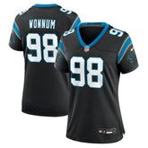 Nike D.J. Wonnum Carolina Panthers Women's Game Jersey Black