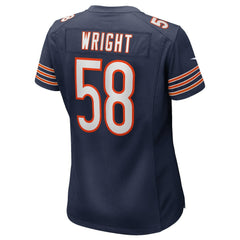 Nike Darnell Wright Chicago Bears Women's Game Jersey Navy