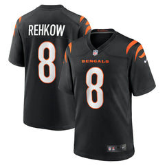 Nike Ryan Rehkow Cincinnati Bengals Game Jersey Black