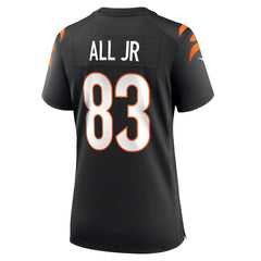 Nike Erick All Jr. Cincinnati Bengals Women's Team Game Jersey Black