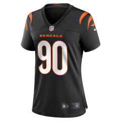 Nike Kris Jenkins Jr. Cincinnati Bengals Women's Game Jersey Black
