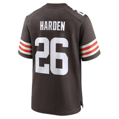 Nike Myles Harden Cleveland Browns Team Game Jersey Brown