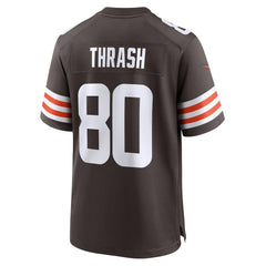 Nike Jamari Thrash Cleveland Browns Team Game Jersey Brown