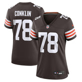 Nike Jack Conklin Cleveland Browns Women's Game Jersey Brown