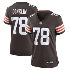 Nike Jack Conklin Cleveland Browns Women's Game Jersey Brown