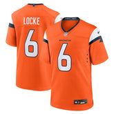 Nike P.J. Locke Denver Broncos Team Game Jersey Orange