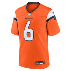Nike P.J. Locke Denver Broncos Team Game Jersey Orange