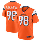 Nike John Franklin-Myers Denver Broncos Team Game Jersey Orange