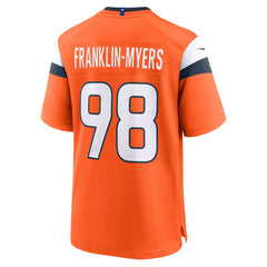 Nike John Franklin-Myers Denver Broncos Team Game Jersey Orange