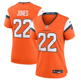 Nike Brandon Jones Denver Broncos Women's Team Game Jersey Orange