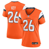 Nike Devon Key Denver Broncos Women's Team Game Jersey Orange