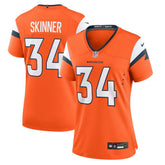 Nike JL Skinner Denver Broncos Women's Team Game Jersey Orange