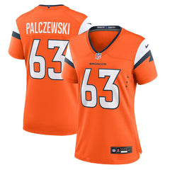 Nike Alex Palczewski Denver Broncos Women's Team Game Jersey Orange