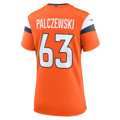 Nike Alex Palczewski Denver Broncos Women's Team Game Jersey Orange