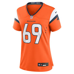 Nike Mike McGlinchey Denver Broncos Women's Team Game Jersey Orange