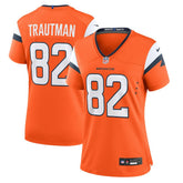 Nike Adam Trautman Denver Broncos Women's Team Game Jersey Orange