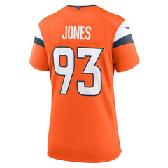 Nike D.J. Jones Denver Broncos Women's Team Game Jersey Orange