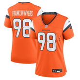 Nike John Franklin-Myers Denver Broncos Women's Team Game Jersey Orange