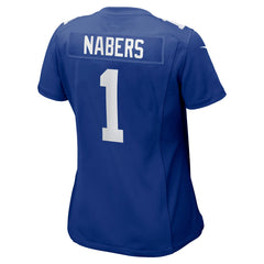 Nike Malik Nabers New York Giants Women's Game Jersey Royal