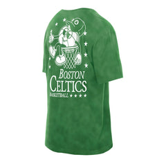 Boston Celtics Old School Sport Enzyme Wash Oversized T-Shirt Kelly Green | New Era