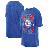 Philadelphia 76ers Boxy Old School Sport Vintage Wash T-Shirt Royal | New Era outlet