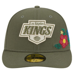 Los Angeles Kings New Era Tonal Florals 59FIFTY Fitted Hat - Olive - NHL 202223634