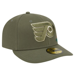 Philadelphia Flyers New Era Tonal Florals 59FIFTY Fitted Hat - Olive - NHL 202223636