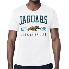 Jacksonville Jaguars Starter Retro Team Logo T-Shirt White