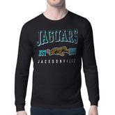 Jacksonville Jaguars Starter Retro Team Logo Long Sleeve T-Shirt Black
