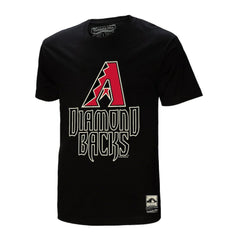 Arizona Diamondbacks Mitchell & Ness Cooperstown Collection Logo T-Shirt - Black - Mitchell & Ness on Sale