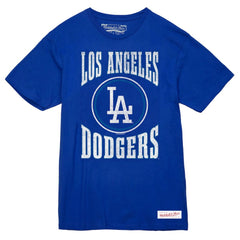 Los Angeles Dodgers Mitchell & Ness Arched Logo Slub T-Shirt - Royal - Mitchell & Ness Online