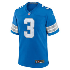 Nike Jack Fox Detroit Lions Team Game Jersey Blue