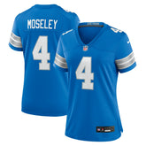 Nike Emmanuel Moseley Detroit Lions Women's Team Game Jersey Blue