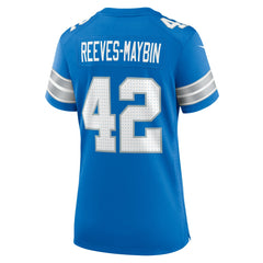 Nike Jalen Reeves-Maybin Detroit Lions Women's Team Game Jersey Blue