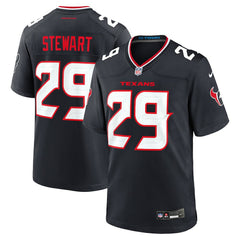 Nike M.J. Stewart Houston Texans Team Game Jersey Navy